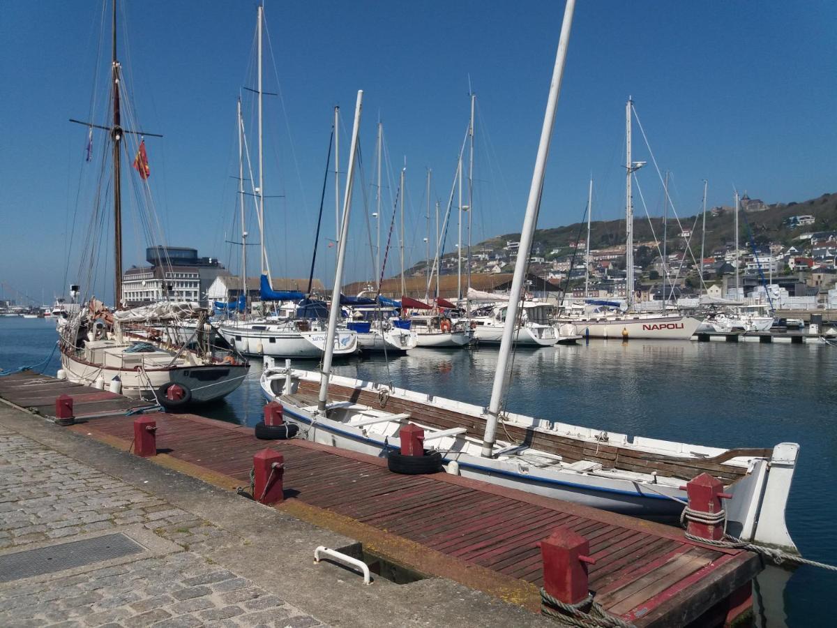 Апартаменты L' Albatros Vue Sur Le Port Фекам Экстерьер фото